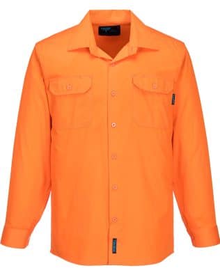 Custom Portwest Lightweight Shirt L/S Class D