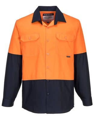 Custom Portwest Lightweight Shirt L/S Class D