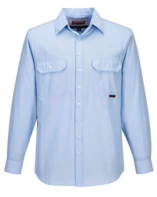 Custom Portwest Chambray Shirt L/S