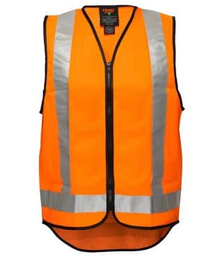 Custom Portwest Cross Back Hi-Vis Vest D&N