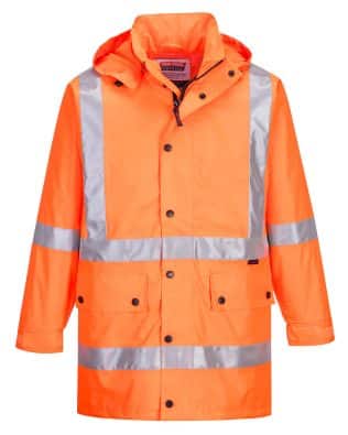 Custom Portwest Hi-Vis X Rain Jacket Lite D&N