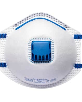 Custom Portwest P2V Respirator Valved (10)