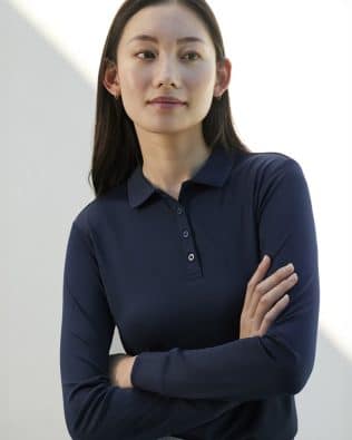 Custom Biz Collection Womens Action Long Sleeve Polo FA-P206LL