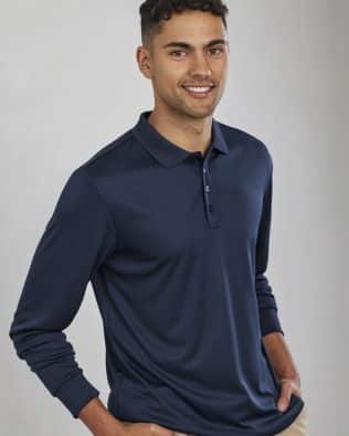 Custom Biz Collection Mens Action Long Sleeve Polo FA-P206ML