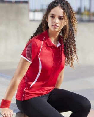 Custom Biz Collection Womens Razor Short Sleeve Polo FA-P405LS