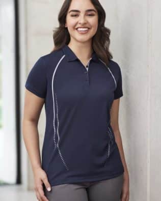 Custom Biz Collection Womens Cyber Short Sleeve Polo FA-P604LS