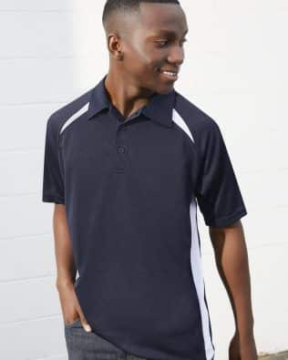 Custom Biz Collection Mens Splice Short Sleeve Polo FA-P7700