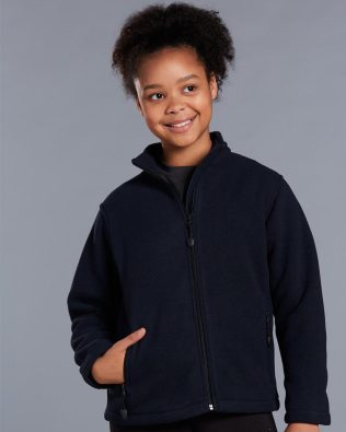 Shiny kids bonded P/F full zip jacket SH-PF07K