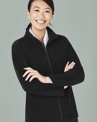 Custom Biz Care Womens Plain Micro Fleece Jacket FA-PF631