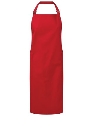 Premier Workwear Recycled polyester and cotton bib apron C3-PR120