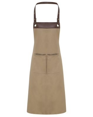 Premier Workwear Espresso bib apron C3-PR123