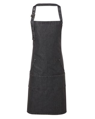 Premier Workwear Jeans stitch bib apron C3-PR126