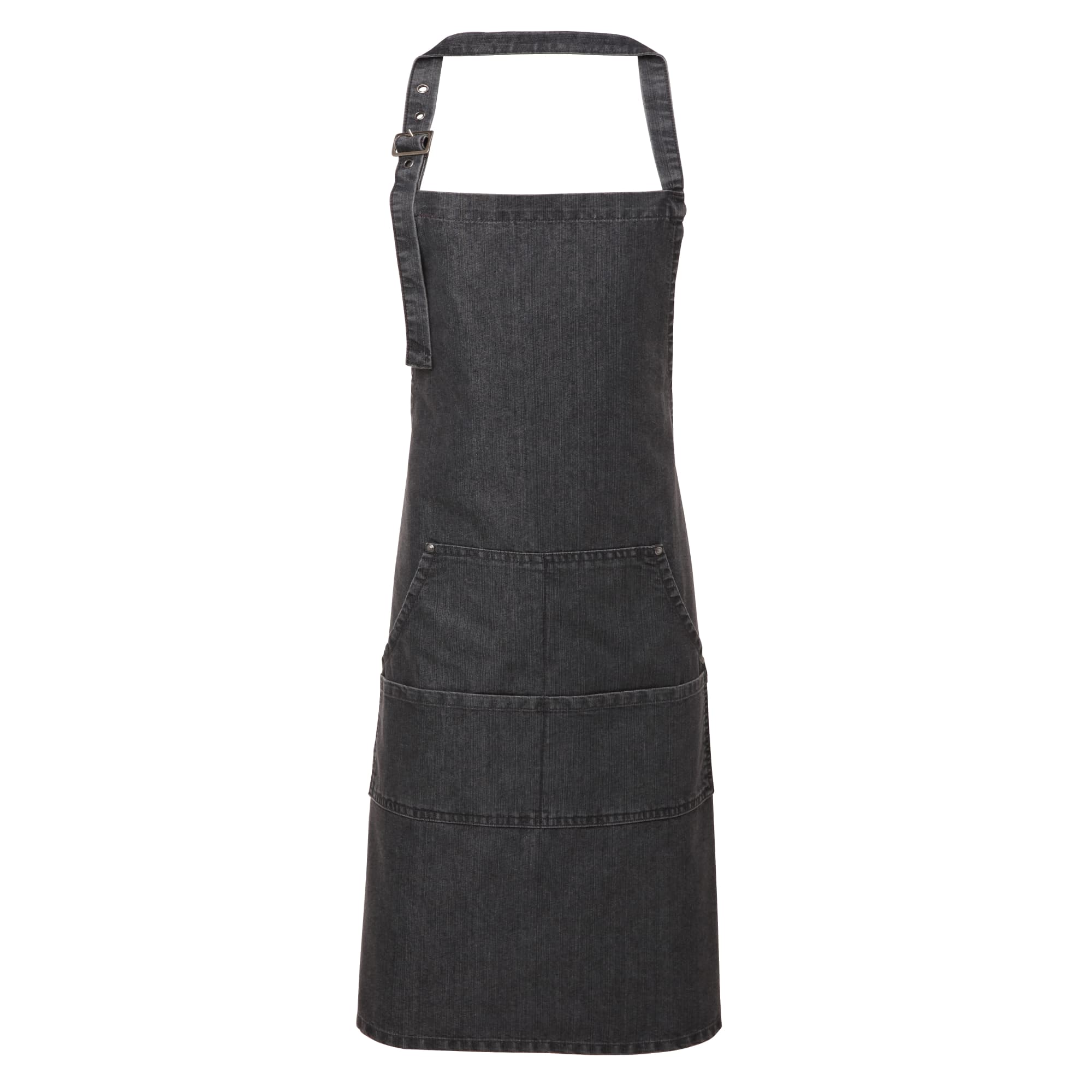 Jeans stitch bib apron C3-PR126