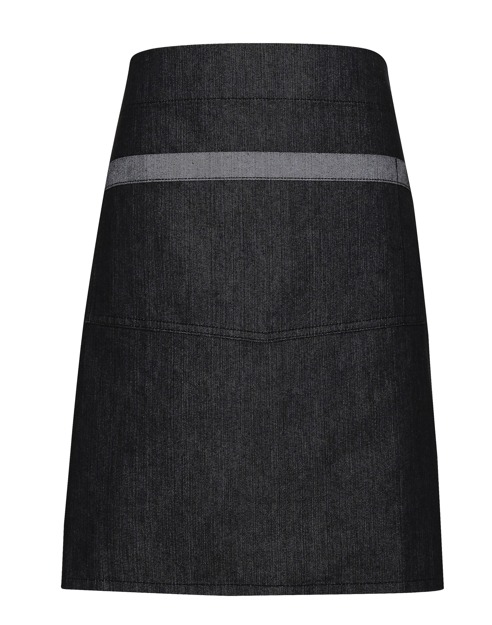 Domain contrast denim waist apron C3-PR128