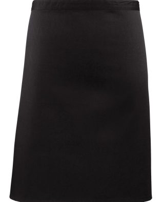 Premier Workwear Colours mid-length apron C3-PR151-BW