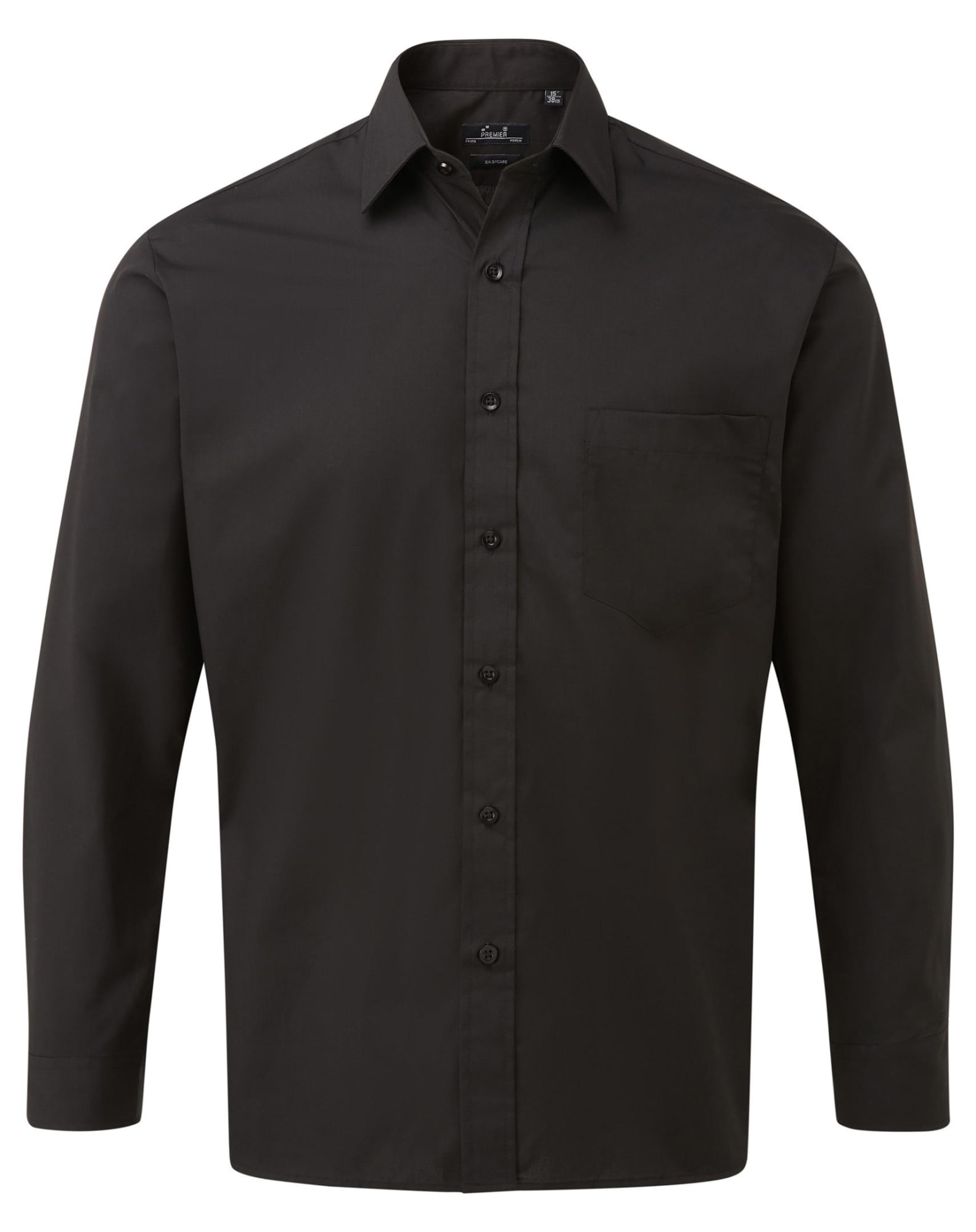 Long sleeve poplin shirt