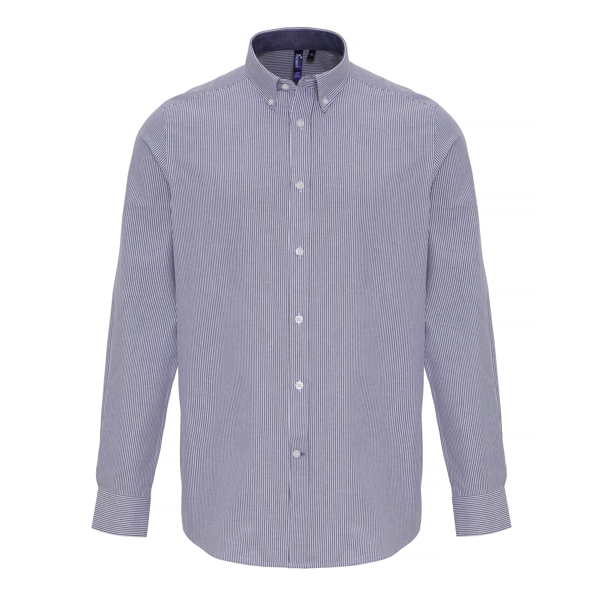 Cotton-rich Oxford Stripes Shirt