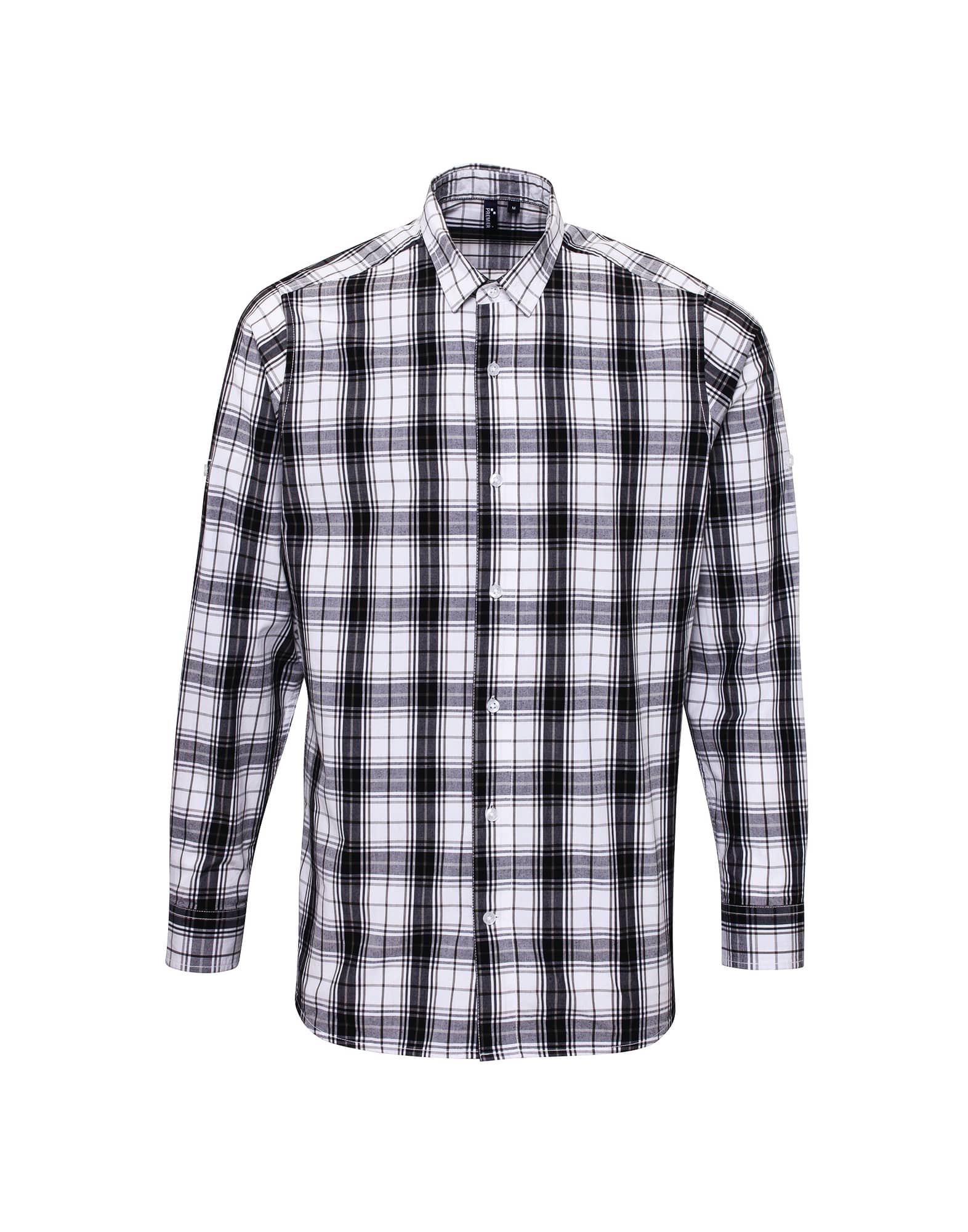 Ginmill Check Cotton Long Sleeve Shirt