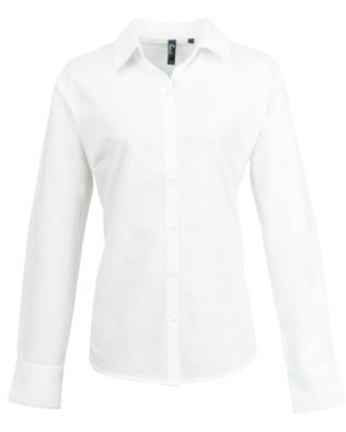 Premier Workwear Women’s signature oxford long sleeve shirt C3-PR334-22-26