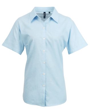 Premier Workwear Women’s signature oxford short sleeve shirt C3-PR336