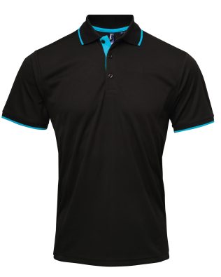 Premier Workwear Contrast coolchecker® polo C3-PR618