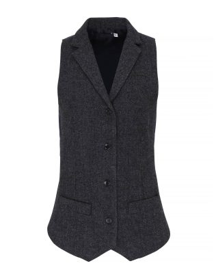 Premier Workwear Women’s herringbone waistcoat C3-PR626