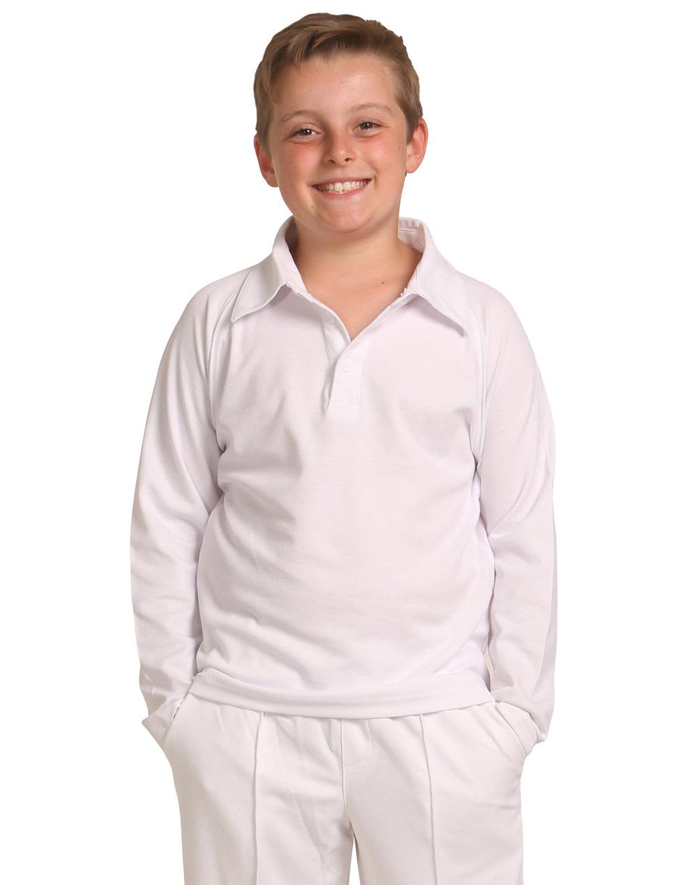 Cricket Polo Long Sleeve Kids’