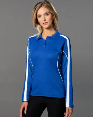 Shiny Ladies’ TrueDry Long Sleeve Polo SH-PS70