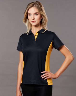 Shiny Ladies’ TrueDry Contrast S/S Polo SH-PS74