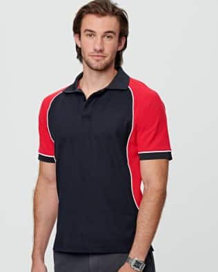 Shiny Men’s TrueDry Tri-colour S/S Pique Polo SH-PS77