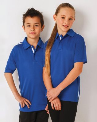 Shiny Kids’ Ultra Dry Short Sleeve Contrast Polo SH-PS83K
