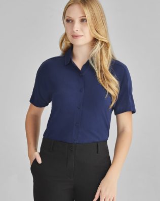 Custom Biz Corporates Womens Dahlia Short Sleeve Blouse FA-RB365L