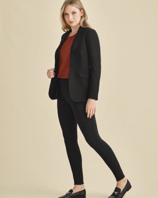 Custom Biz Corporates Womens Scuba Ponte High-rise Pull-on Corporate Legging FA-RGP303L