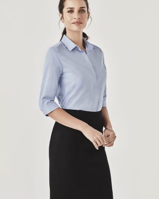 Custom Biz Corporates Womens Charlie 3/4 Sleeve Shirt FA-RS968LT