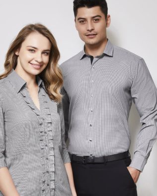 Custom Biz Collection Mens Edge Long Sleeve Shirt FA-S267ML