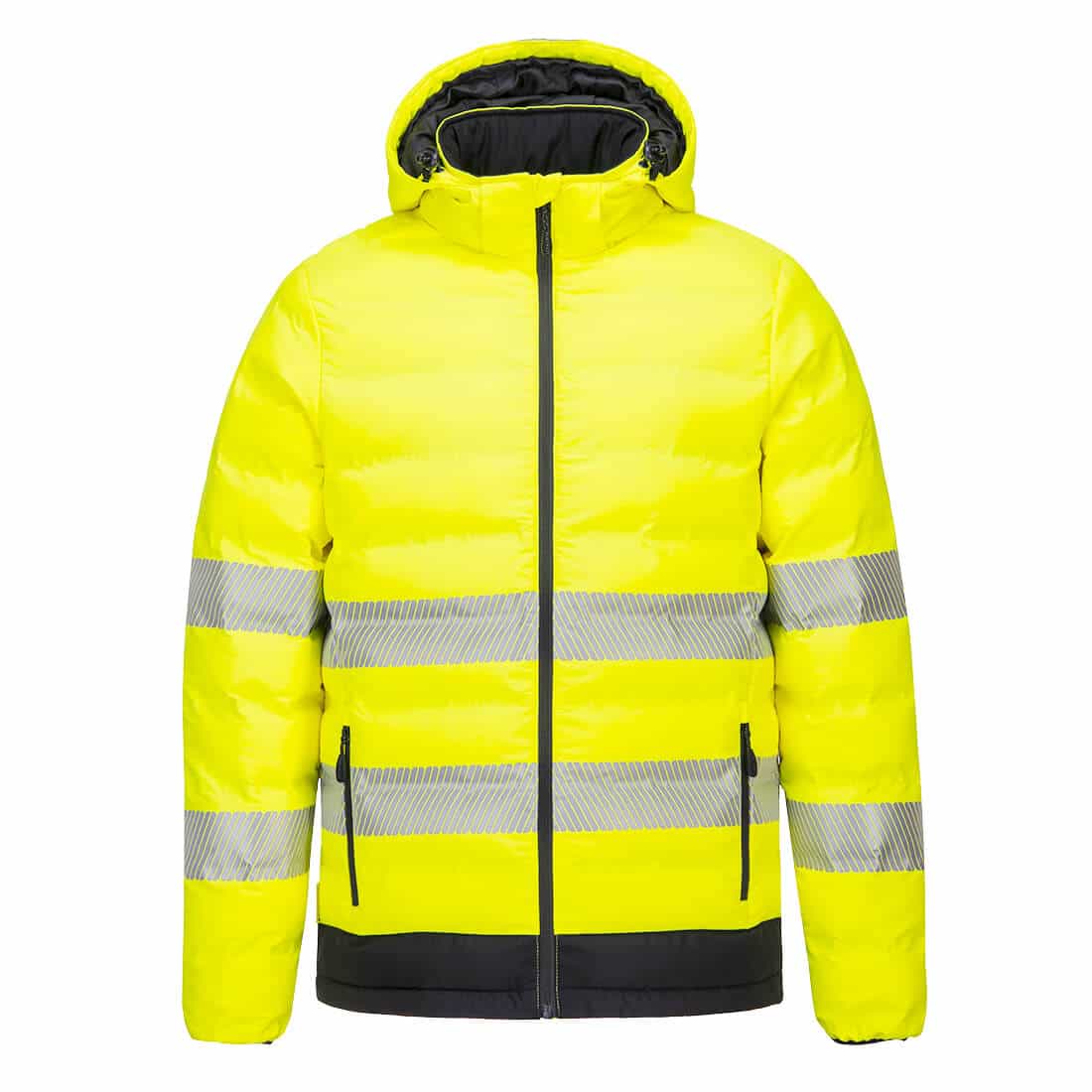 Hi-vis Ultrasonic Heated Tunnel Jacket