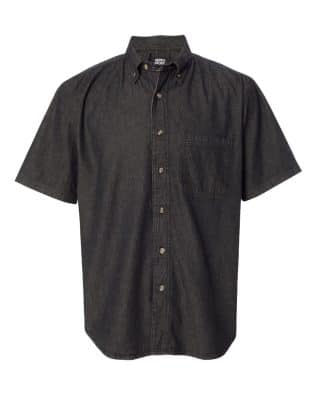 Sierra Pacific Mens S-S 100% Cotton Denim Shirt- Tall C3-S6211