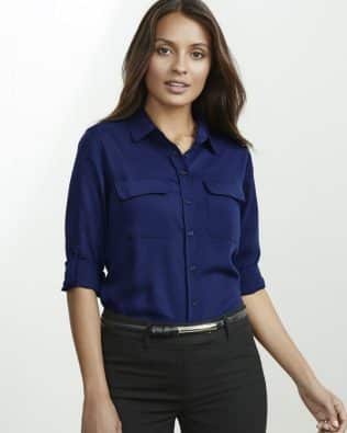 Custom Biz Collection Womens Madison Long Sleeve Shirt FA-S626LL