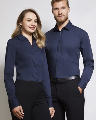 Custom Biz Collection Mens Monaco Long Sleeve Shirt FA-S770ML