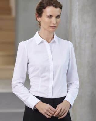 Custom Biz Collection Womens Euro Long Sleeve Shirt FA-S812LL