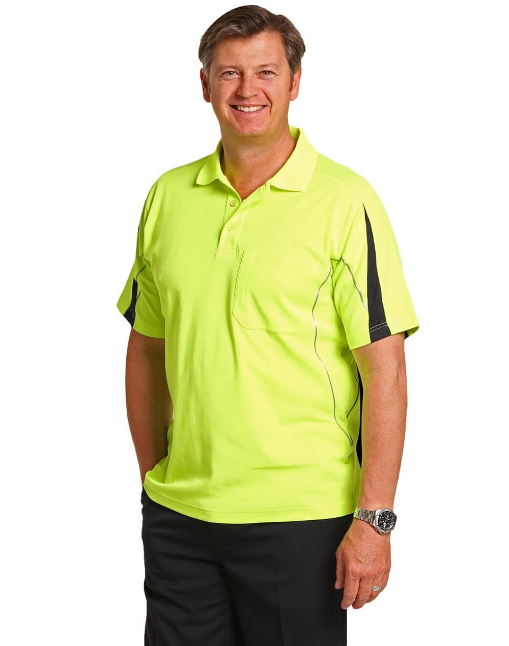 Hi Vis Legend Short Sleeve Polo Mens’