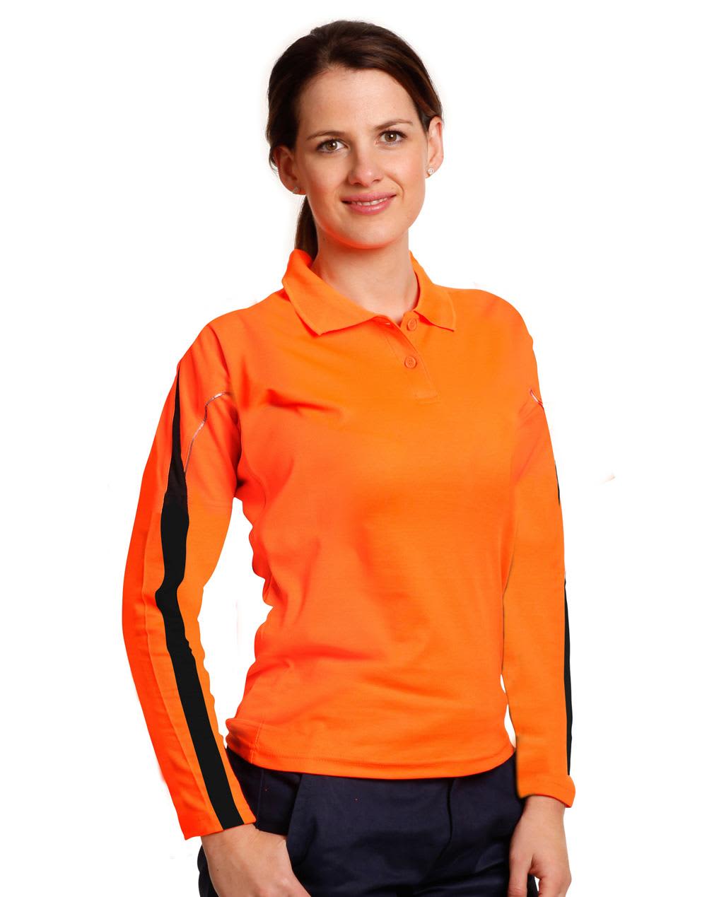 Ladies' Truedry L/S Hi-Vis Polo SH-SW34A