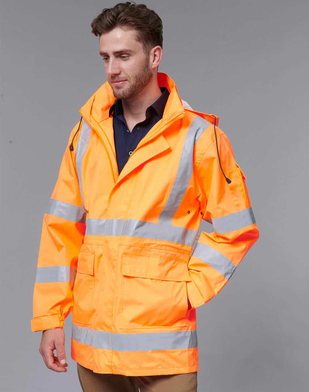 Vic Rail Hi Vis Safety Jacket Unisex