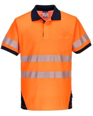 Custom Portwest PW3 Hi-Vis Polo Shirt S/S