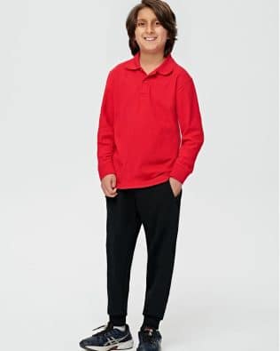 Shiny Kids’ Poly/Cotton Terry Sweat Pants SH-TP25K