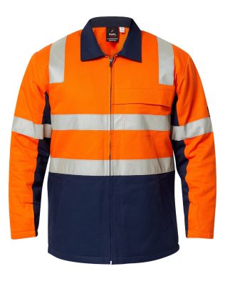 Custom Workcraft HI VIS QUILTED JKT W/TAPE