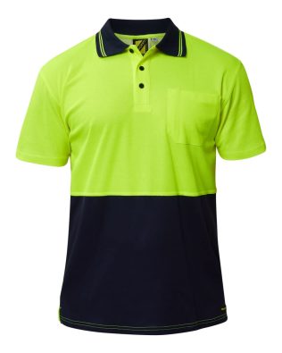 Custom Workcraft HI VIS TWO TONE SS POLO CB
