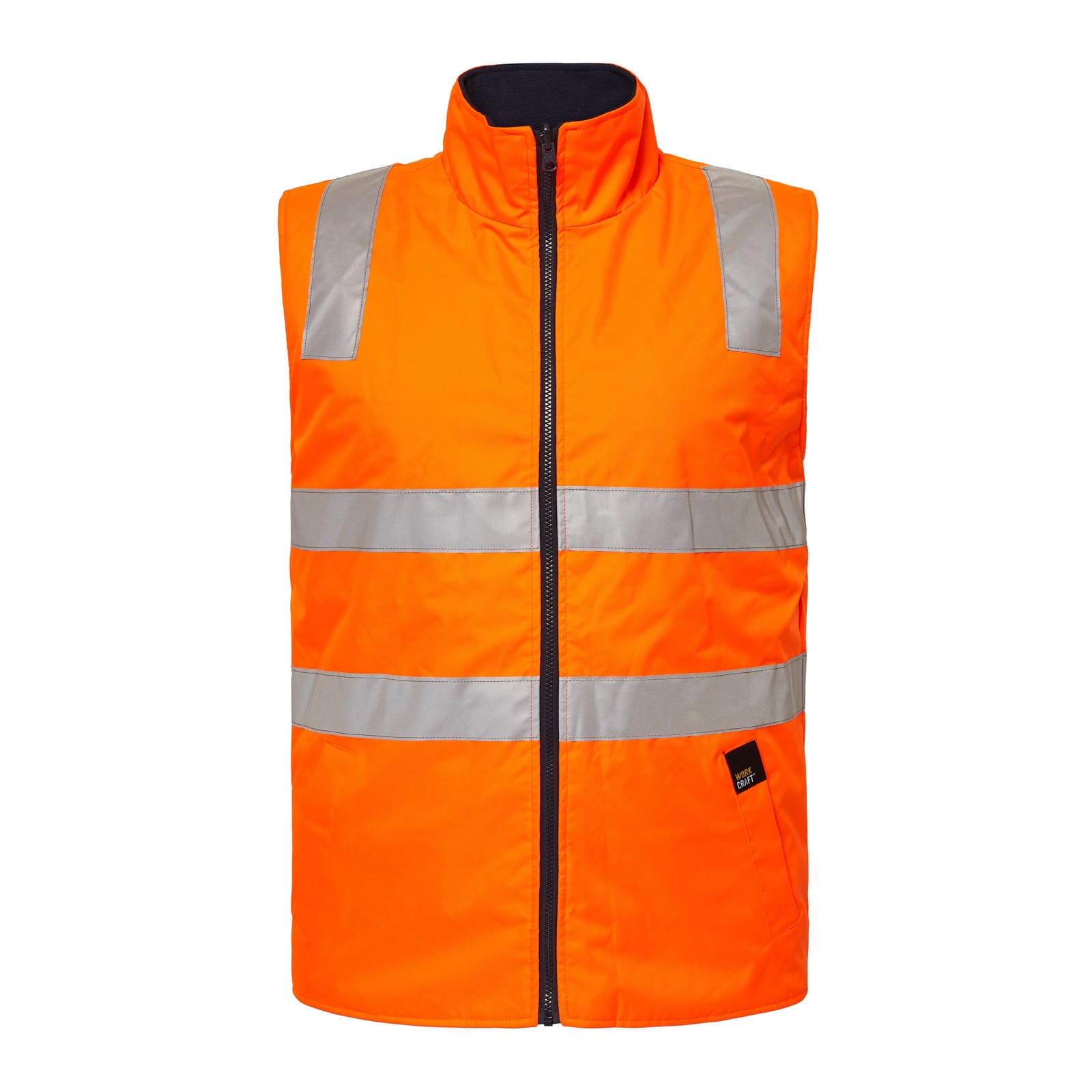 Hi Vis Reversible Vest W/tape