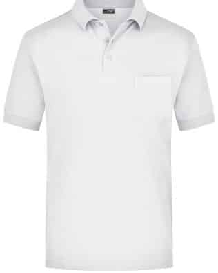 James & Nicholson Polo Piqué Pocket C3-JN026-W