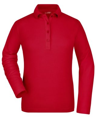 James & Nicholson Ladies’ Elastic Polo Long-Sleeved C3-JN180